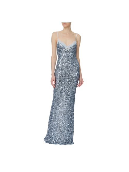 Abito Red Carpet in paillettes e pizzo ELISABETTA FRANCHI | ABR4952E2.A28